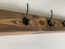 Load image into Gallery viewer, Rustic Handmade Coat Rack