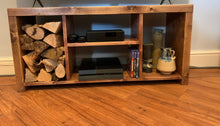 Load image into Gallery viewer, Handmade Rustic Television Stand - Custom Media Cabinet with Free Delivery
