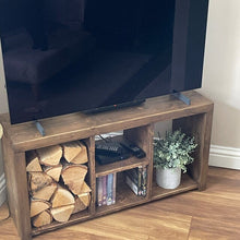 Load image into Gallery viewer, Handmade Rustic Television Stand - Custom Media Cabinet with Free Delivery
