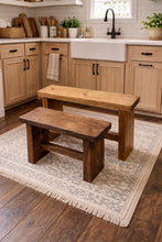 Load image into Gallery viewer, Bespoke Handmade Rustic Seat Bench  - FREE DELIVERY
