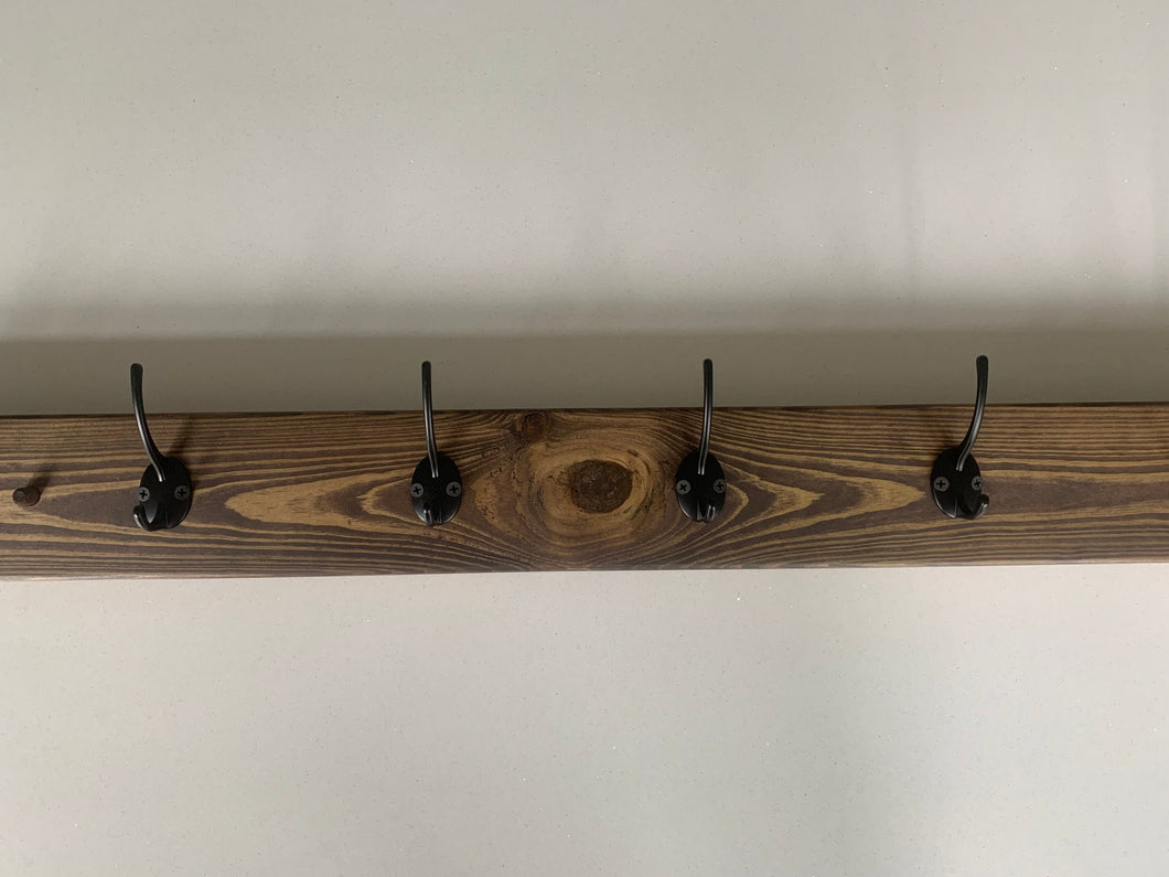 Rustic Handmade Coat Rack